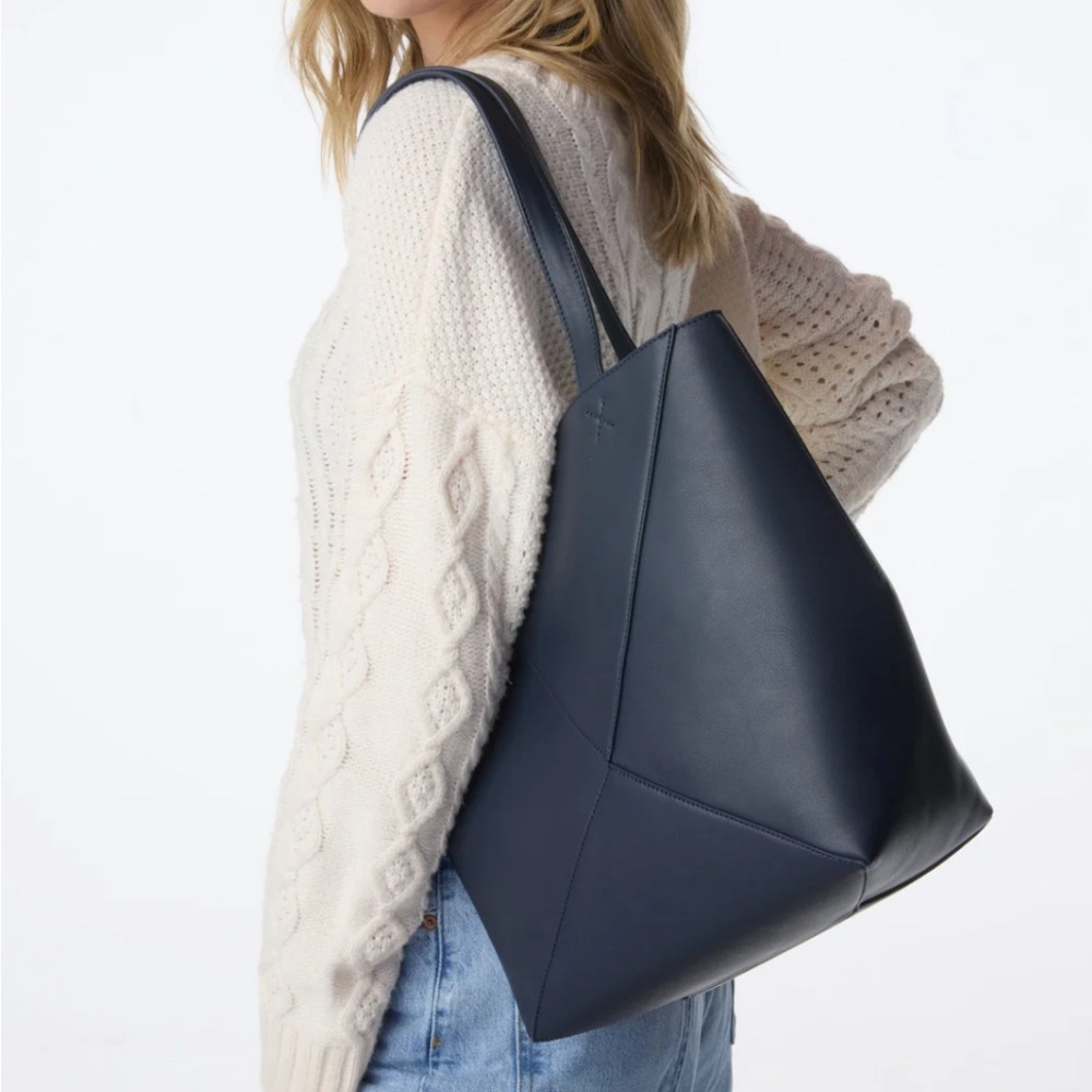 Elegant Navy Tote Bag